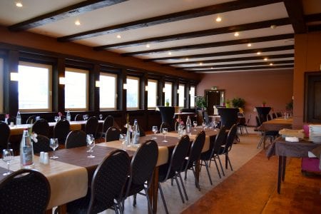 Restaurant Marco-Polo intérieur - banquet disposition